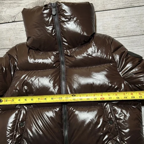 Save The Duck - Isla Puffer - Espresso Brown - M/L NWOT - Picture 6 of 12